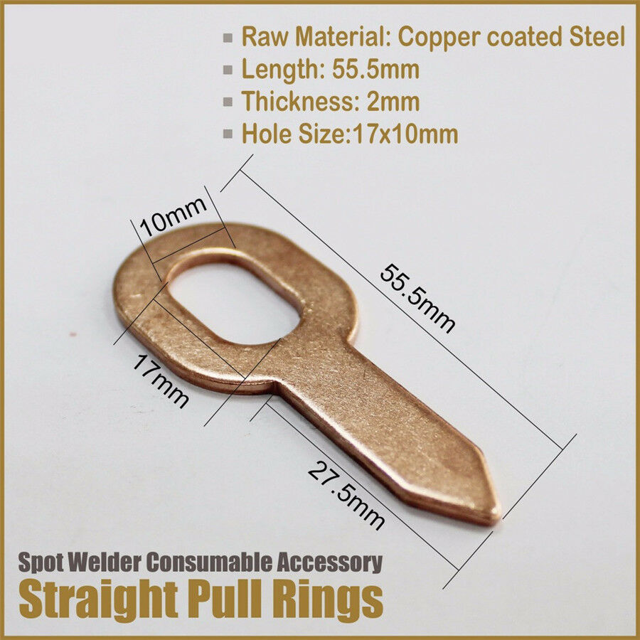 50x Car Panel Dent Pulling Rings Pads Straight Washer Spot Welding Repair Tools