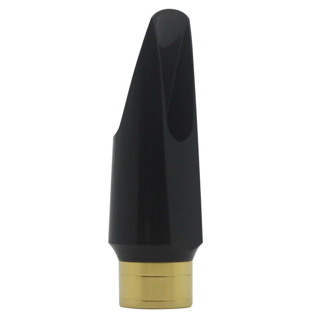 ABS Alto Saxophone Mouthpiece, Metal Neck for Saxophonist Beginners Adults