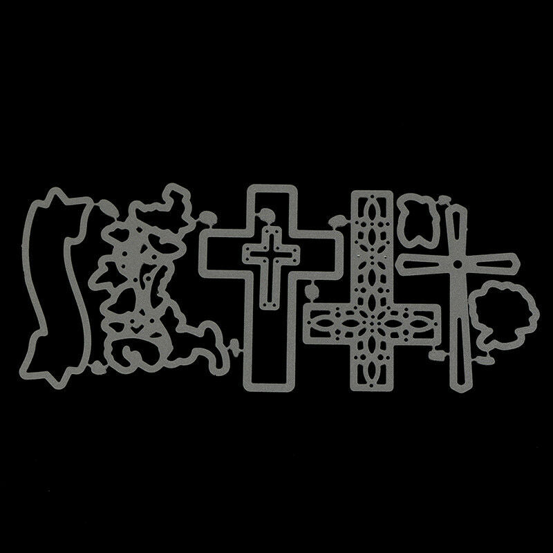 Cross Metal Cutting Dies Stencil For Diy Scrapbook Album Paper Card .l8