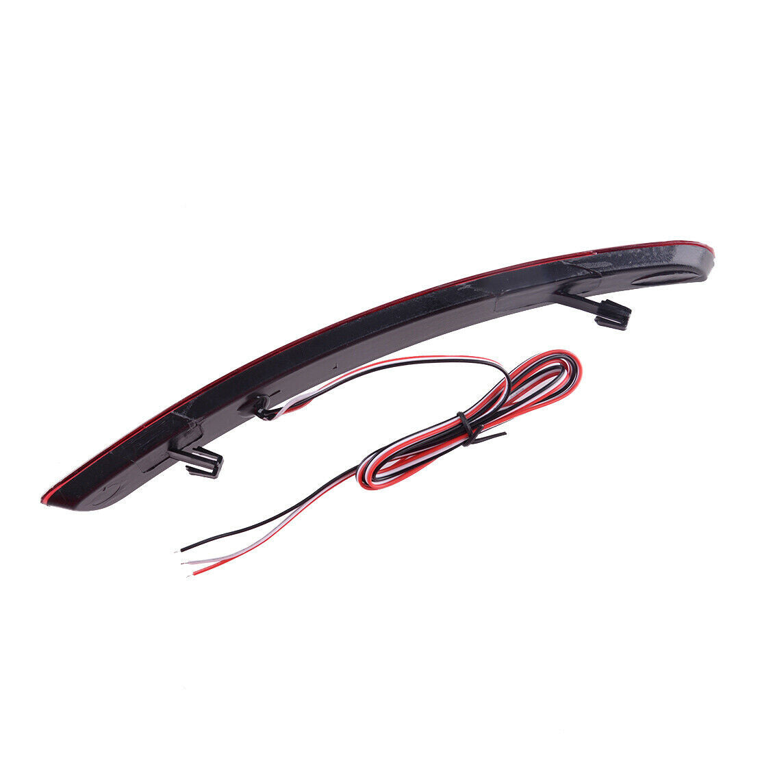 2x Tail Brake Light Rear Bumper Reflector Red Lens Fit for Ford Mondeo Fusion