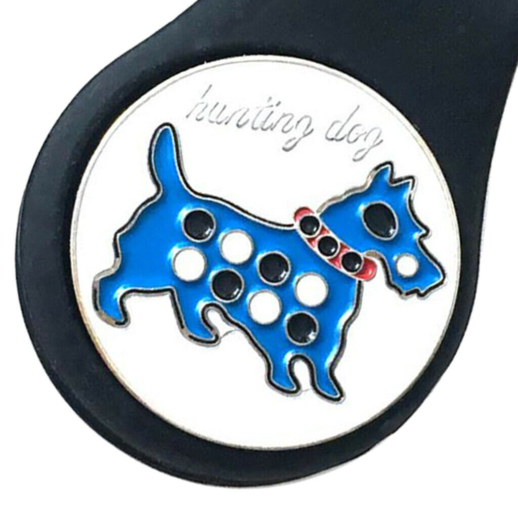 Golf Club Head Cover Wave Headcover Hat Clip with Ball Marker Protector Gift