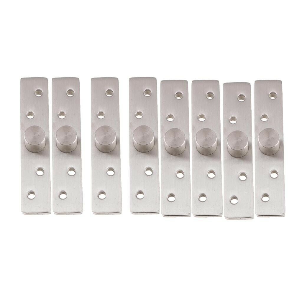8 X Stainless Steel Concealed 360 Degree Rotary Hinge Revolving Door Hinge
