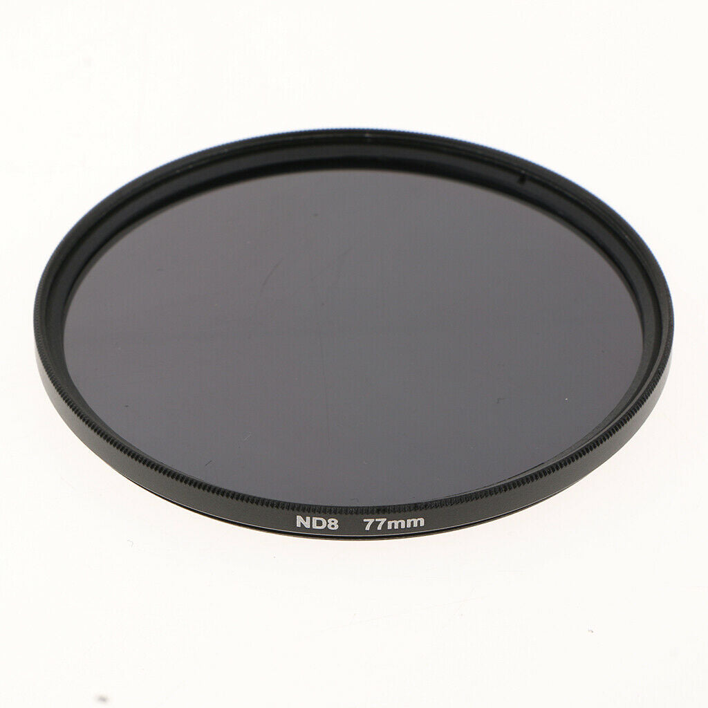 77mm Professional ND2 ND4 ND8 Lens Filter&Pouch for Lenses with 77mm Thread