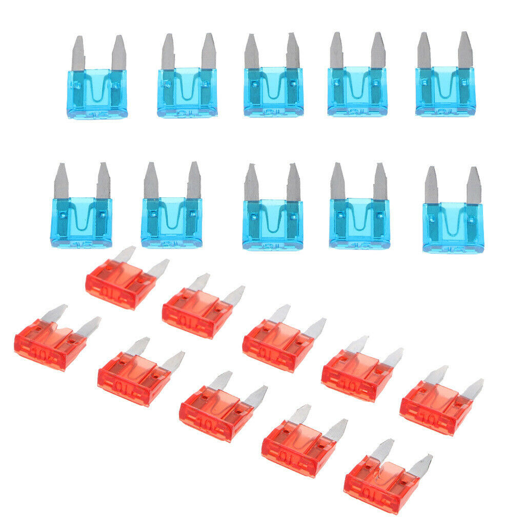 20X 10A 15A  Fuse Blade Fuse Assortment for Car Boat Truck SUV Assorted