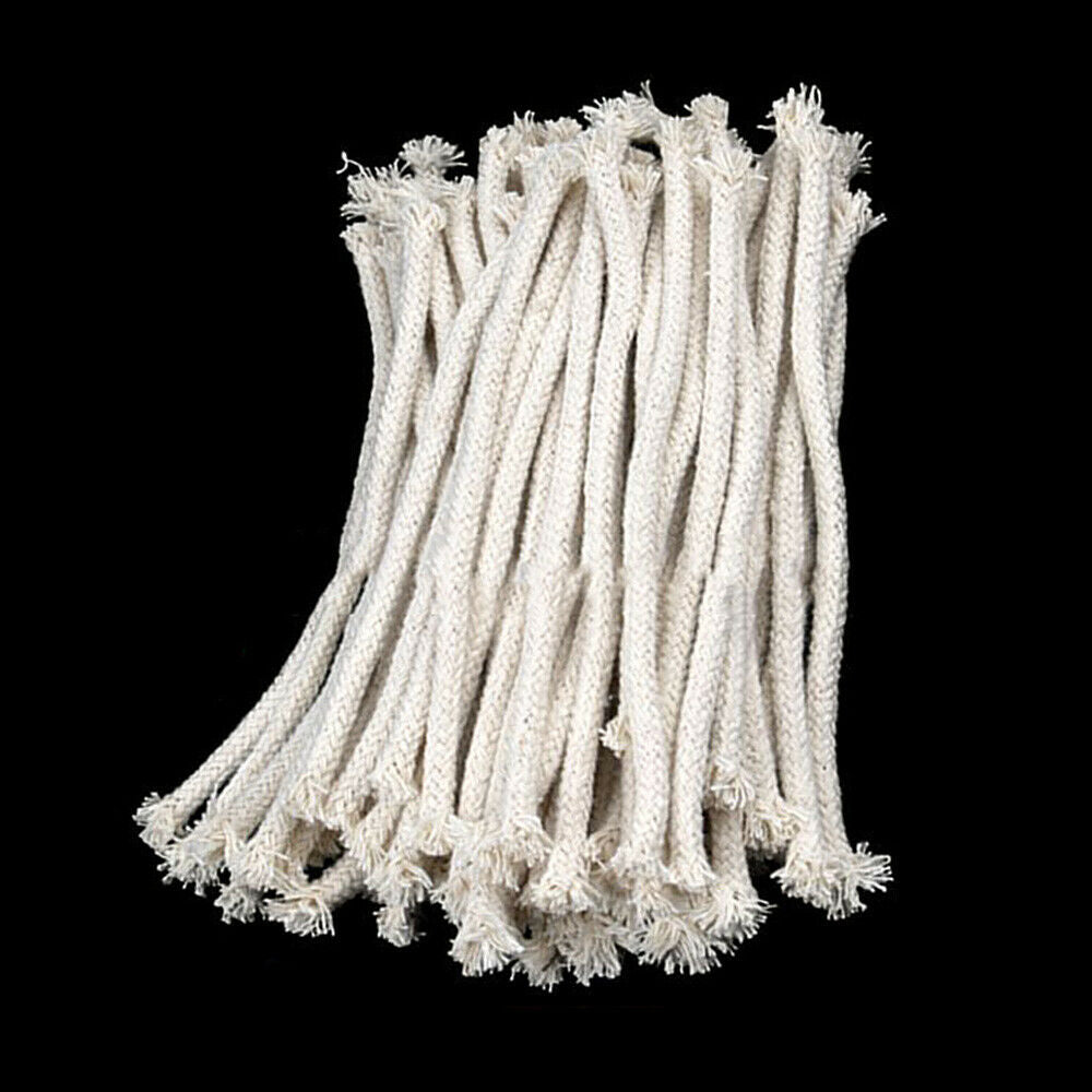 10Pcs Candle Wicks Cotton Alcohol Oil Lamp Heating Experiment Burner Replacement