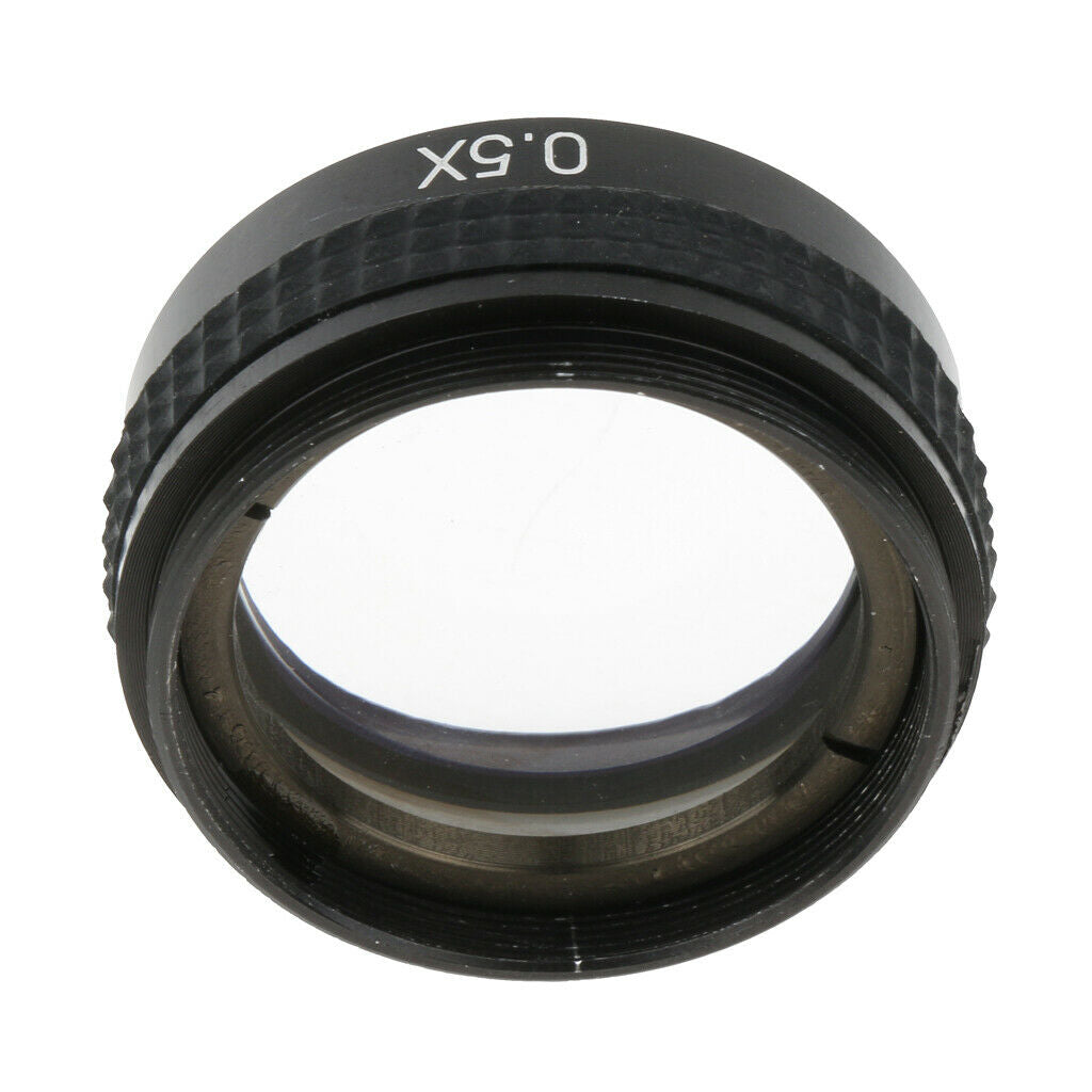 0.5X Barlow AUX Objective Lens for Video Microscope w/ 42mm Mounting Thread