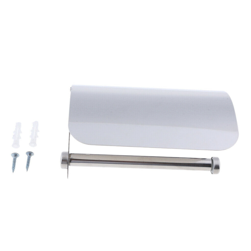Marine Stainless Steel Paper Towel Roll Holder with Cover for Bathroom