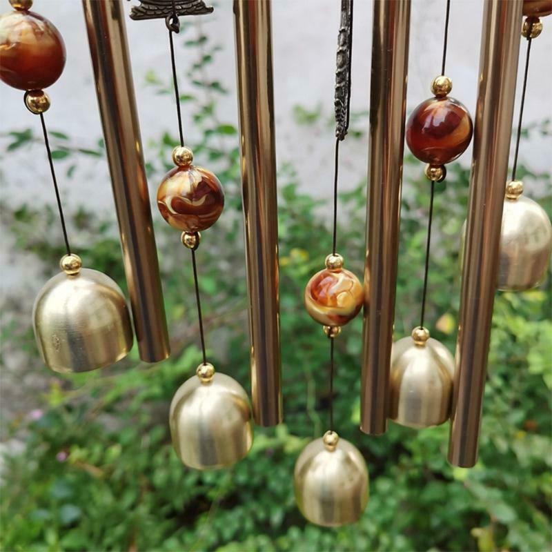 Heart Wind Chimes Living Yard Garden Hanging Windchimes Home Decor Ornaments Dre