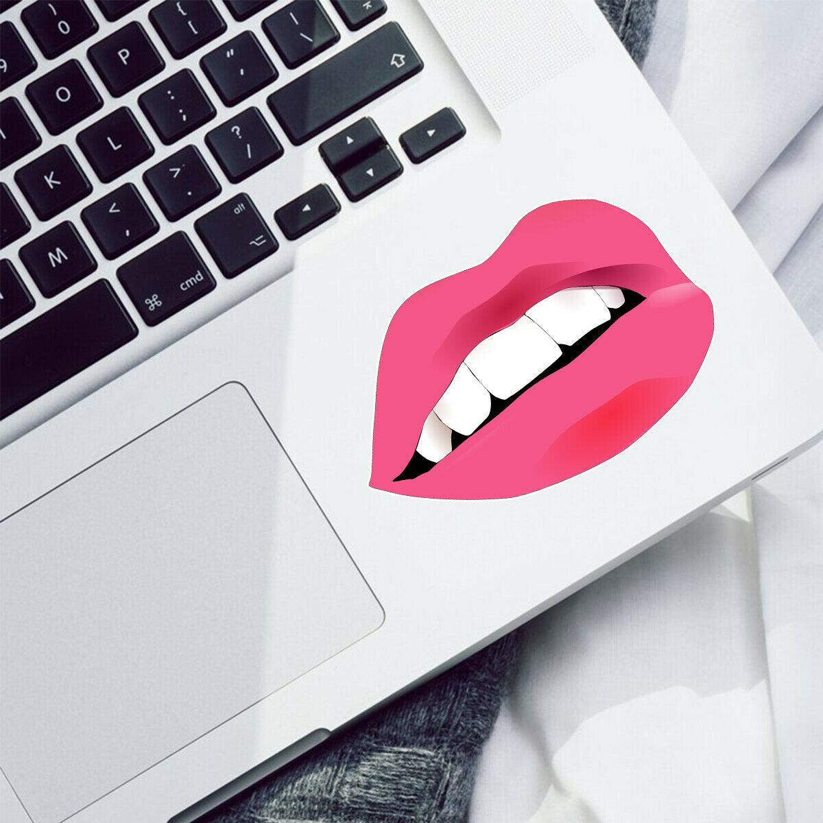 4pcs Sexy Lips Stickers Skateboard Vinyl Laptop Luggage DIY Decals Wall Decor