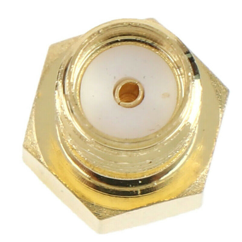 2Pcs Sma Female To Mcx Male Plug Coaxial Adapter Connector Converter DD