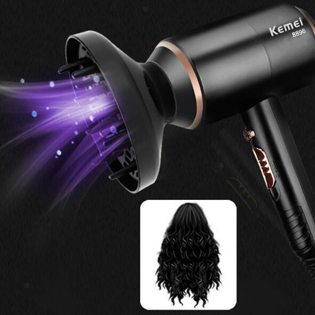 Negative Ionic Hair Blow Dryer Fast Drying with Concentrator for Home Salon