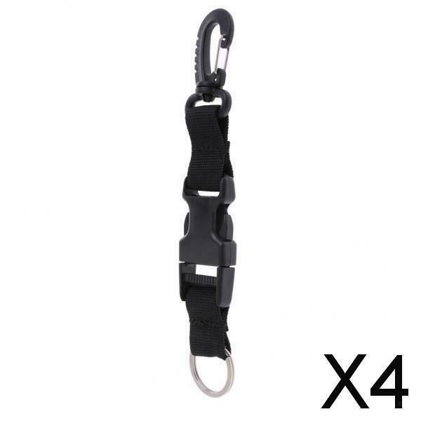 4X Scuba Diving Lanyard Spearfishing Strap BCD Flashlight Holder Accessories