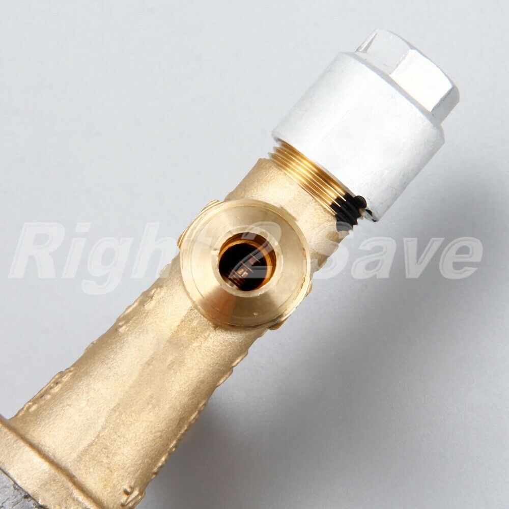 1Pc Pilot Safety Gas Valve Tap 3/8" NPT Male Flare Thread Solenoid Brass 1/2PSI
