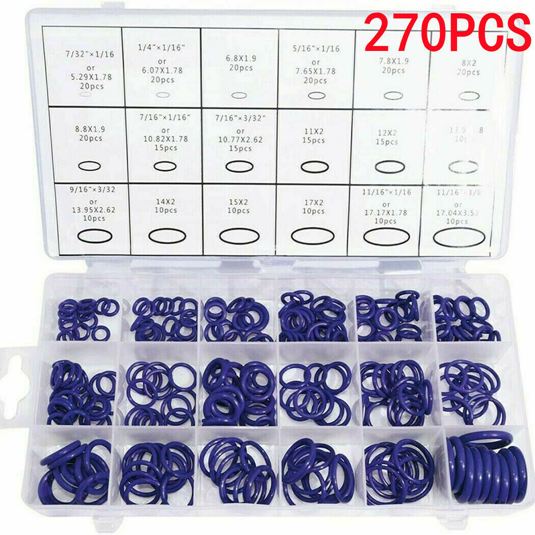 18 Sizes of 270X Sealing Ring with Cassette Nitrile Rubber O-Ring Gasket Kit