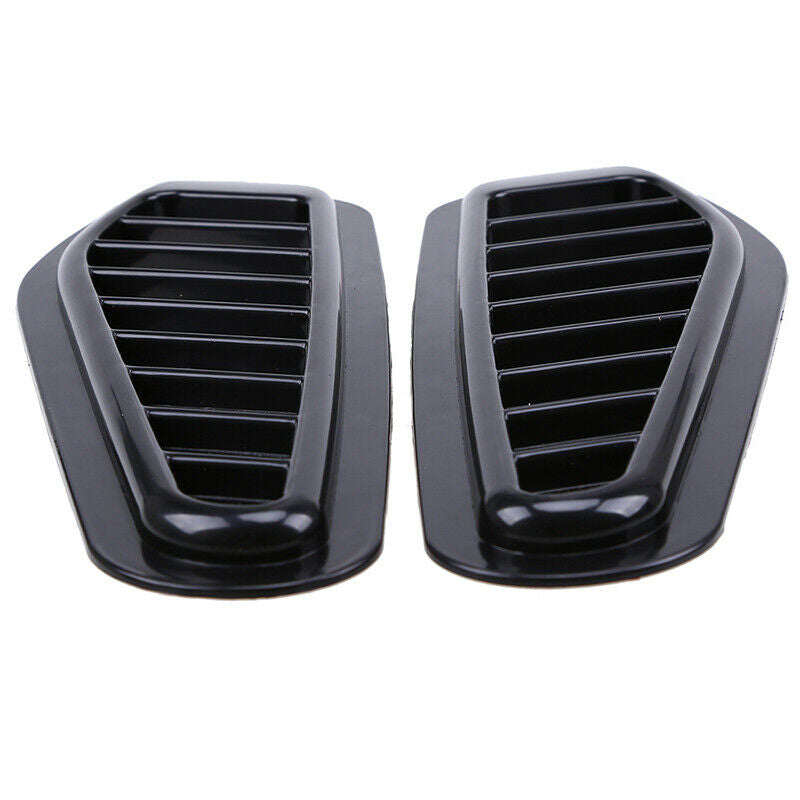 2x Car Front Hood Bonnet Vent Air Flow Intake Scoop Side Fenders Decor Universal