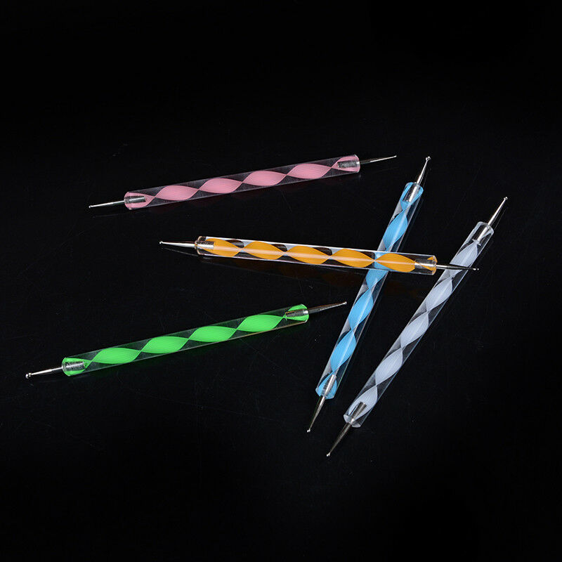 5X2 Way 10 Different DIY Ball Styluses Clay Sculpting Tool Nail Dotting Tools DD