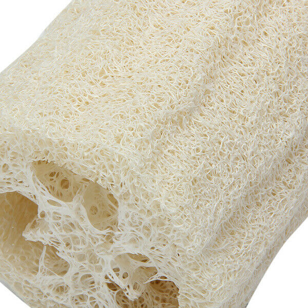 2x Natural Luffa Vegetable Sponge Scrub Sponge Loofah Bath Scrubber