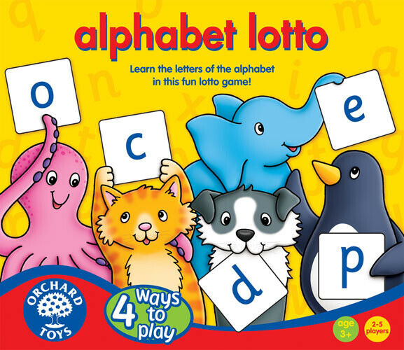 Orchard Toys 083 Alphabet Lotto Kids Childrens Toddler Fun Learning Game 3 Yrs +