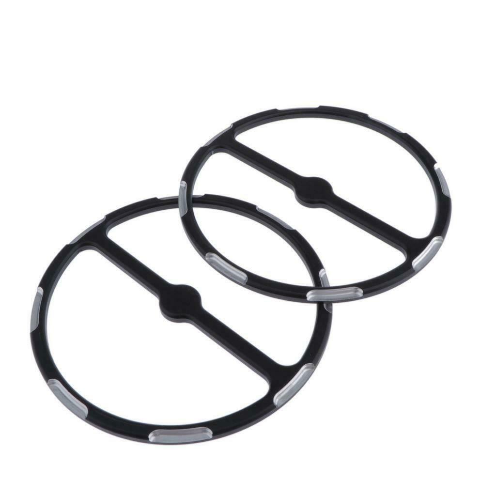 For  Street Electra Road Glide Motorcycle Black Ring Cover 1 Pair