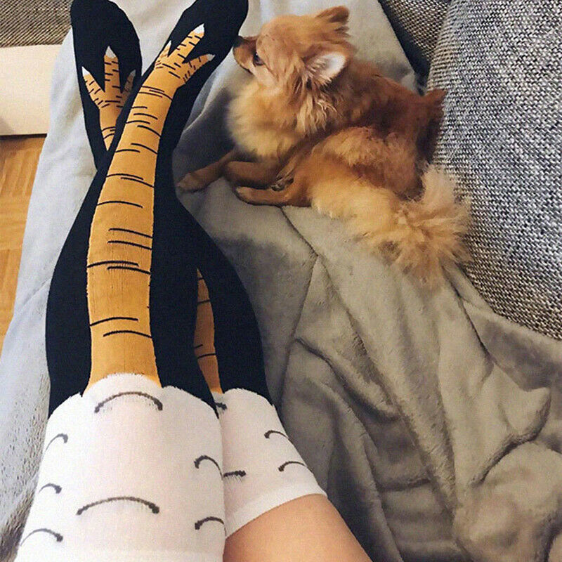 Over the knee chicken feet socks fashion socks long tube over the knee so YU TL