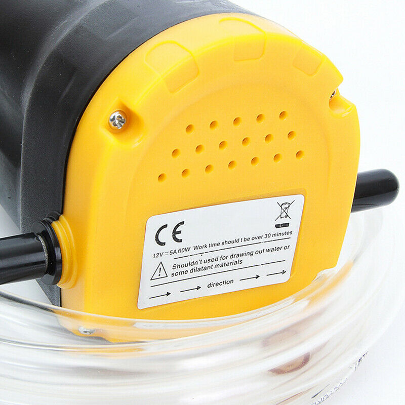 12V Electric Car Oil Pump Crude Oil Fluid Pump 60W Extractor Transfer Engine