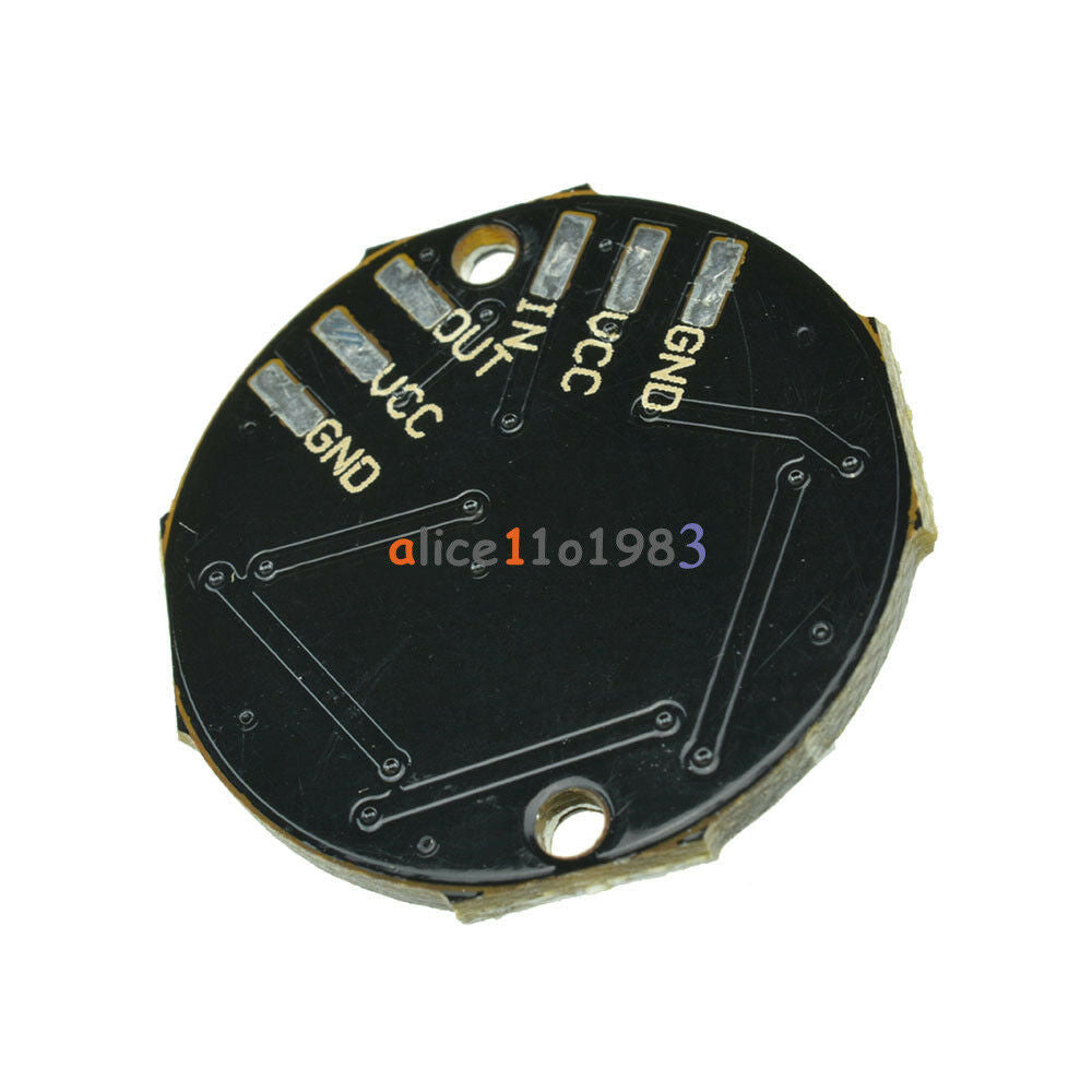 5PCS 7-Bit WS2812 5050 RGB LED Ring Round Decoration Bulb Arduino