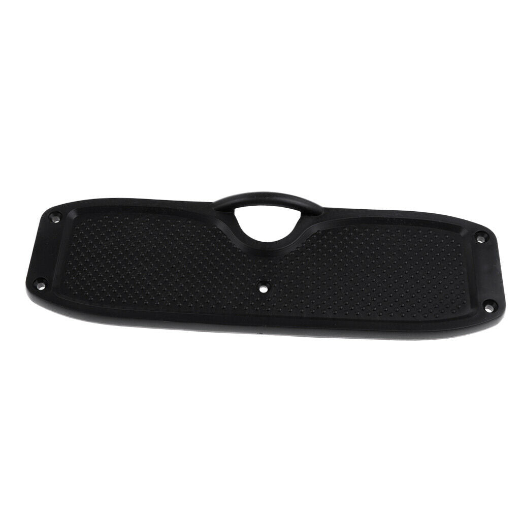 Black Lightweight Transom Plate for Inflatable Boat Rubber Dingy Yacht Fishing