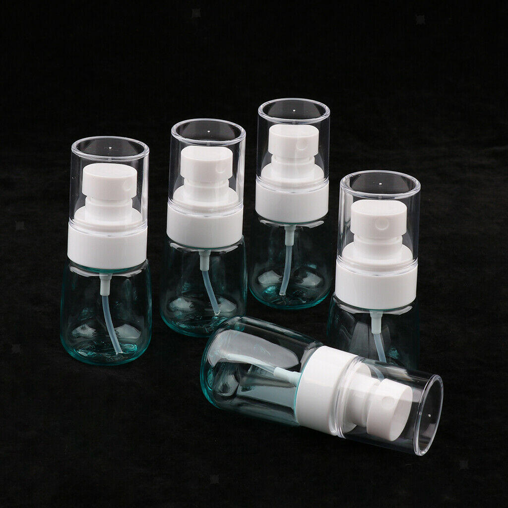 10 Pieces PETG Fine Mist Sprayer Bottles for Travel Outdoors Blue / Pink