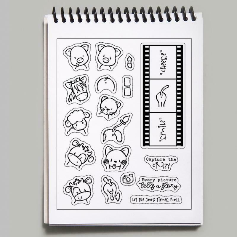 Animal Transparent Silicone Stamp Scrapbook DIY Printing Mould Stamp