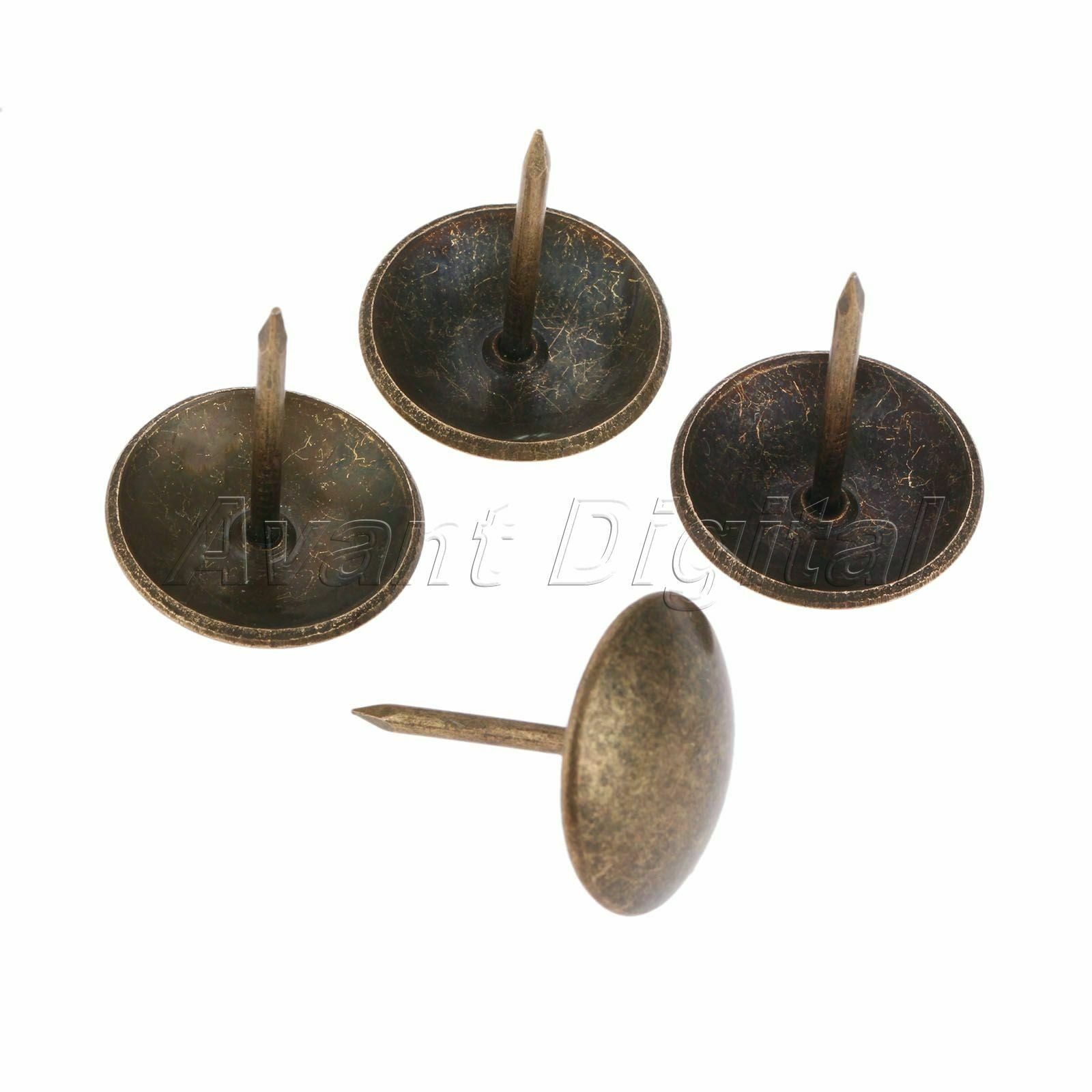 10pcs Upholstery Tacks Studs Pins Nails Sofa Jewelry Box Furniture Decorative