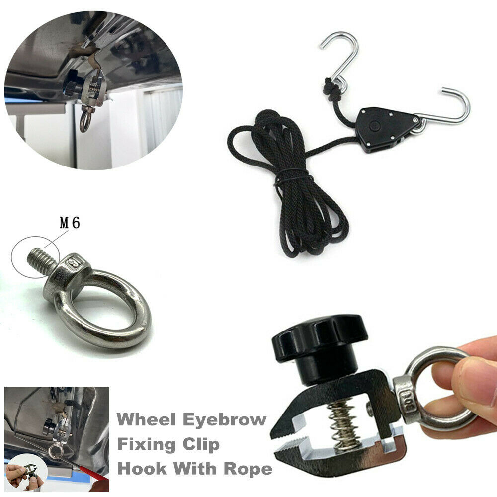 Auto Car Dent Repair Tool Fender Inner Side Fixing Clip Wheel Eyebrow with Rope