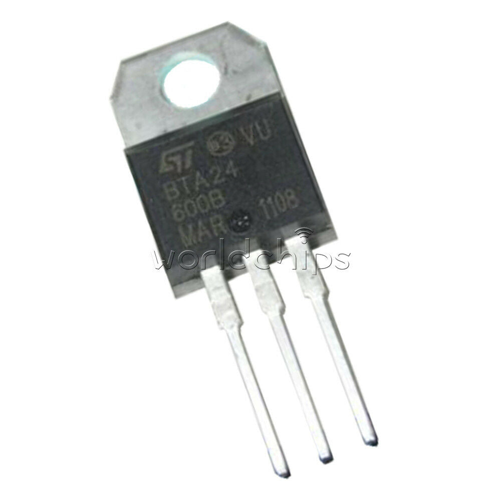 10PCS BTA24-600B BTA24 TRIAC 600V 25A TO-220AB New