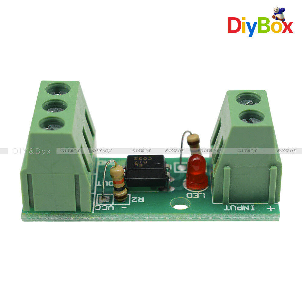 1 Channel Optocoupler Isolation Module Input 12V 80KHz No Din Rail Holder PLC