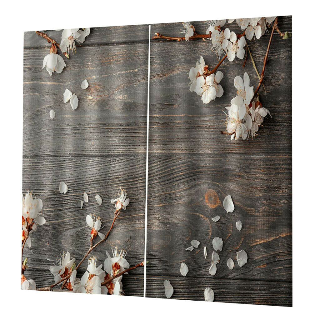 Floral Printing Curtain Panels Blockout Drape Home Balcony Decor 59"x65"