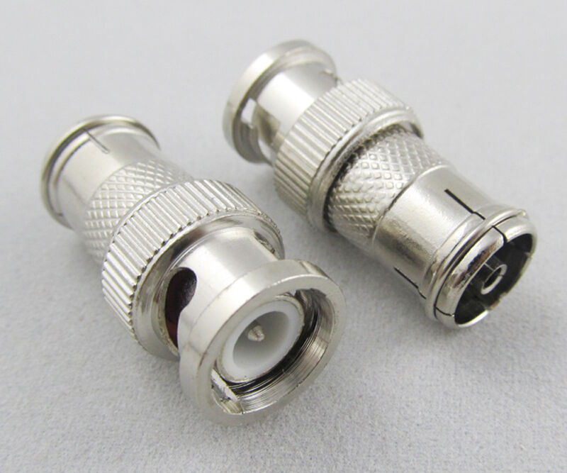 1pc BNC male plug to Quick TV PAL female jack adapter Connector