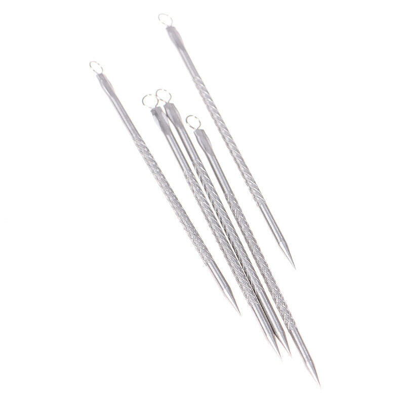 5pcs Removal Professional Cosmetic Tool Fine Tip Needle Acne Blackheads PimpFCA