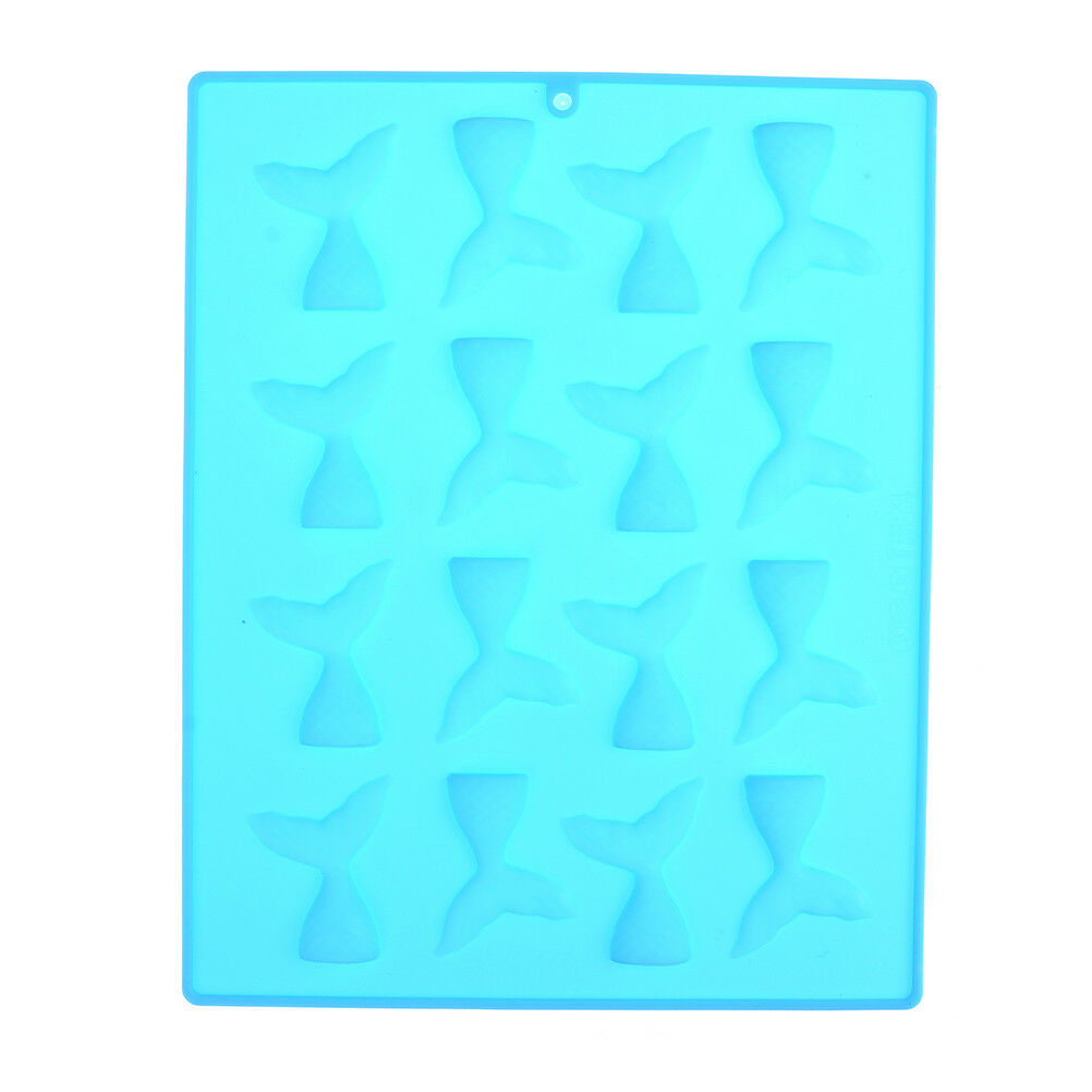 Mini Silicone Mermaid Tail Mold Fondant Cake Mold Cupcake Kitchen Baking T.l8