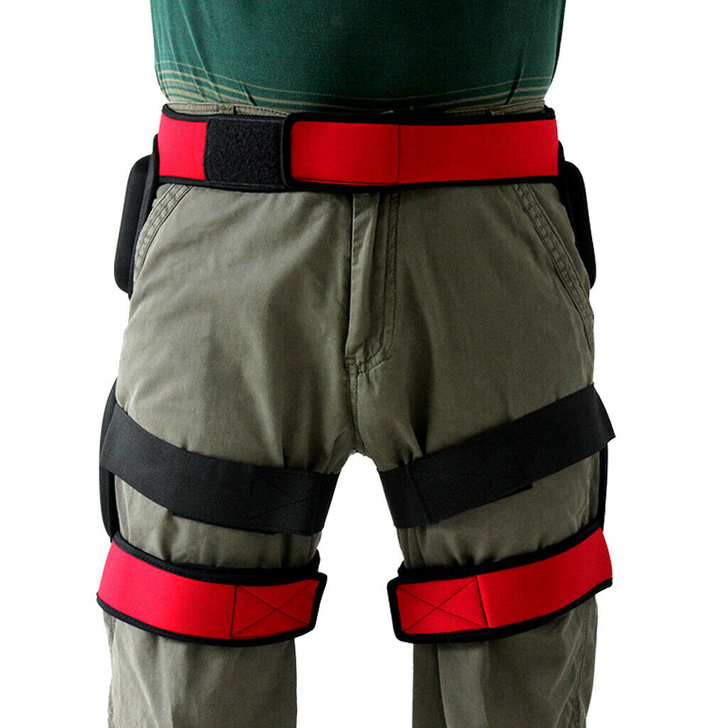 Ski Hip Pad Roller Skate Snowboard Padded Shorts Protector Guard Black Red S