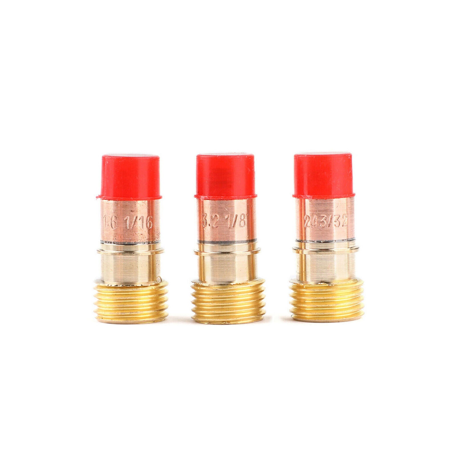 31 Pcs TIG Welding Torch Stubby Gas Lens #12 Pyrex Glass Cup Kit For WP-17/18/26