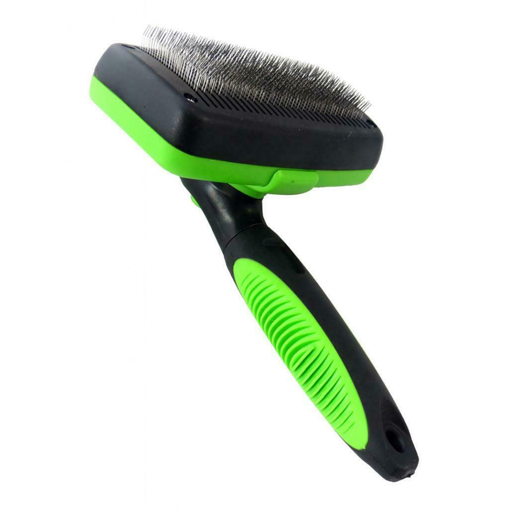 Pet Dog Grooming Brush Dematting Slicker Comb Thick Hair Knot Remove Tool