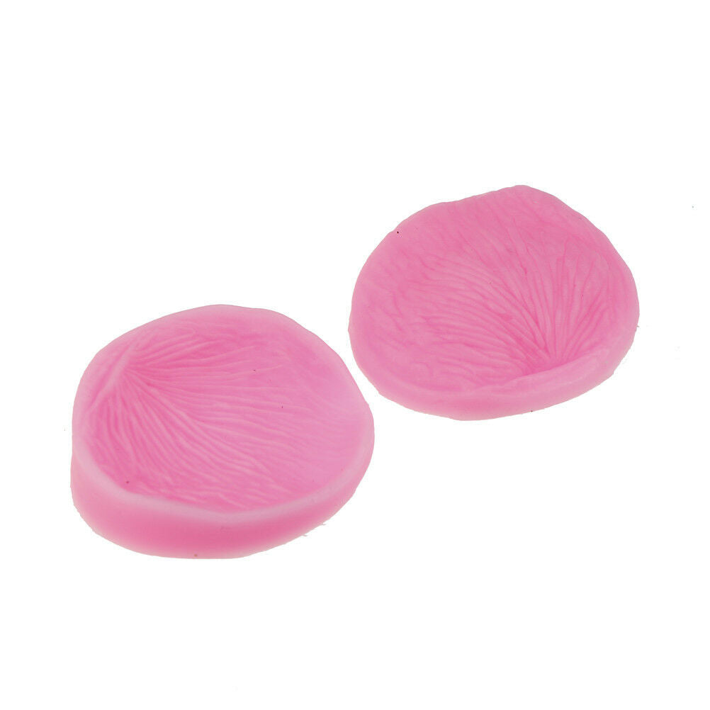 2x Peony Flower Petal Leaf Fondant Sugarcraft Cake Cutter Mould Embossing Dec SJ