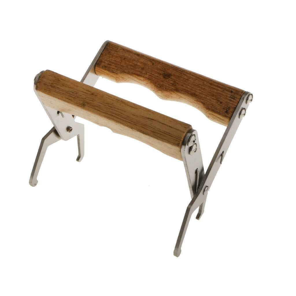 Functional Wood Handle Bee Hive Frame Holder Lifter Grip Beekeeping