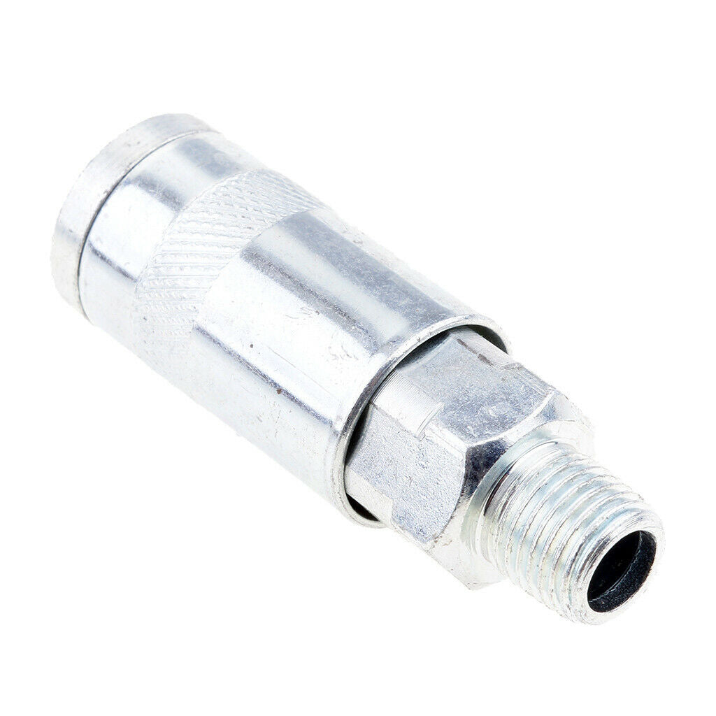 6 Pieces 1/4 '' Air Hose Line Accessories Compressor Construction Coupler Plug