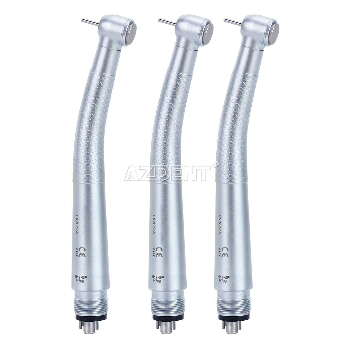 Dental COXO 4 Holes High Speed Standard Push Button 3 Water Spray Handpiece