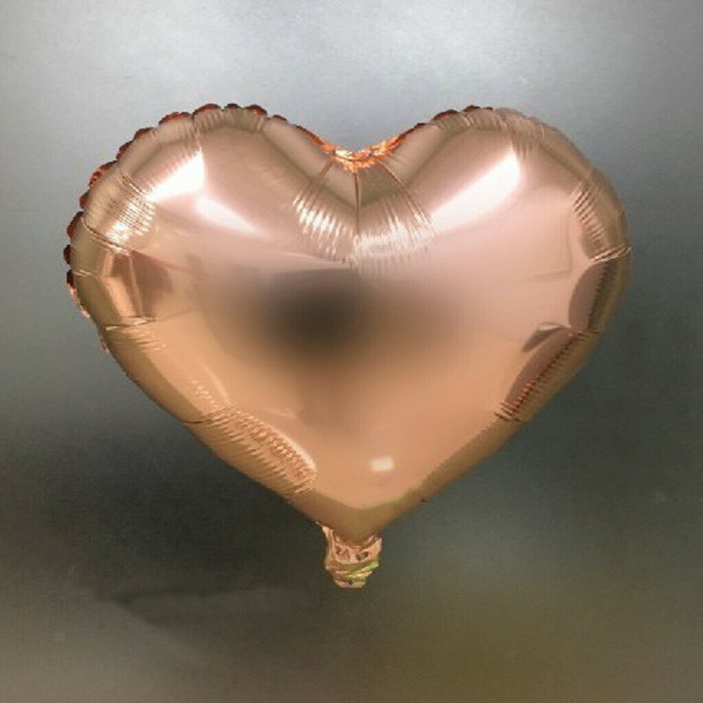 15pcs Love Heart Star Foil Balloons with Hanging Spiral Wedding Decor