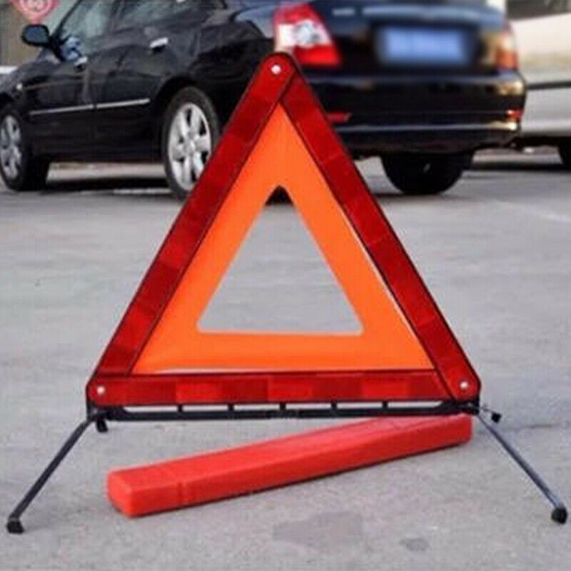 Car Warning Triangle Emergency Reflector Sign Road Safety Kit Parking Reminder