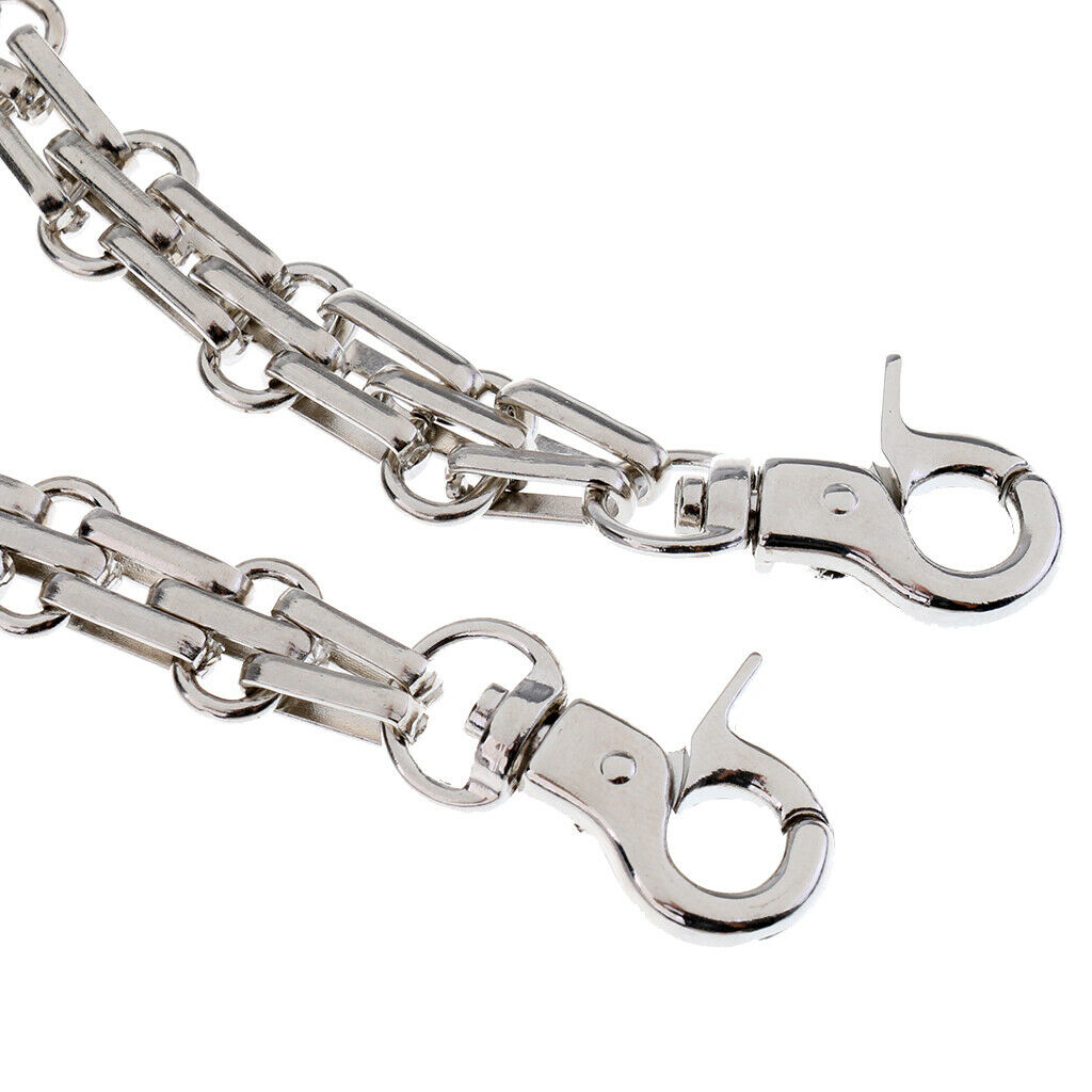 2 Pieces Fashion Metal Handle Handbag Wallet Bag Chains 25cm 9.84" Strap
