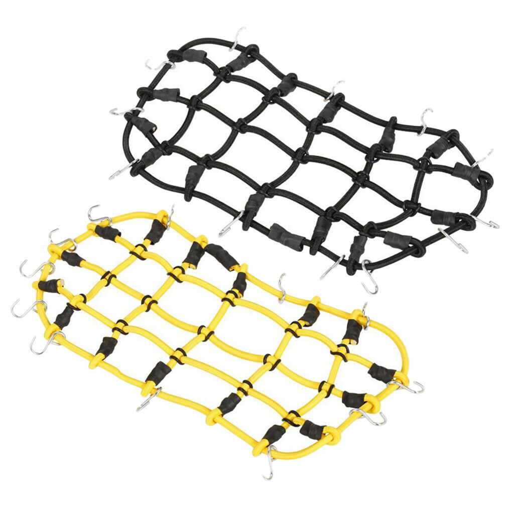 RC Carwler Rubber Luggage Net W Hook for 1/10 RC Axial SCX10 CC01  D90