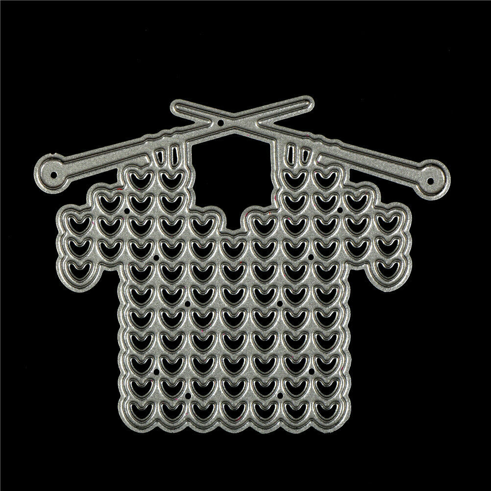Knitting a sweater Metal Cutting Dies Stencils for DIY Scrapbookings Album Cards