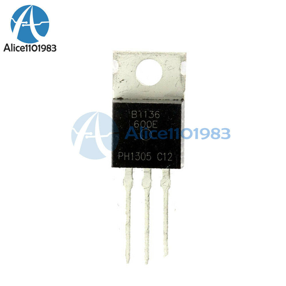 20PCS BT136 BT136-600E BT136-600 4A Triac 600V TO-220
